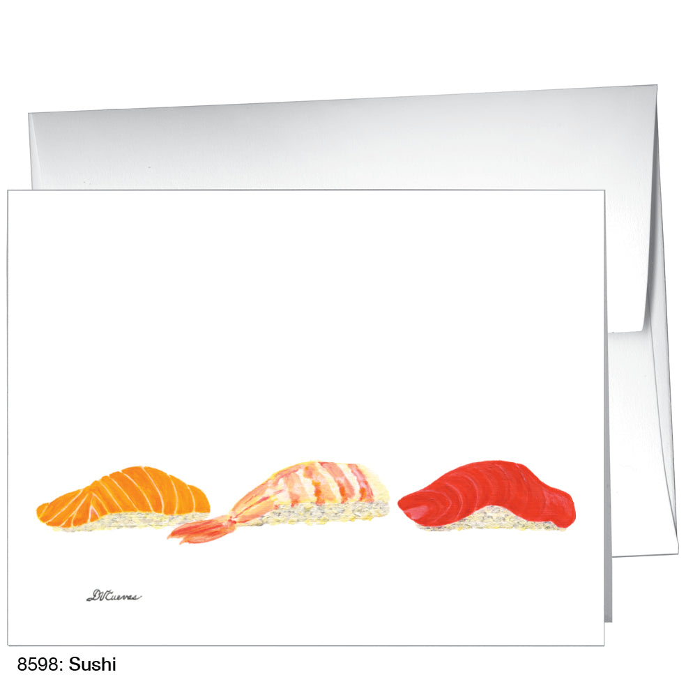 Sushi, Greeting Card (8598)