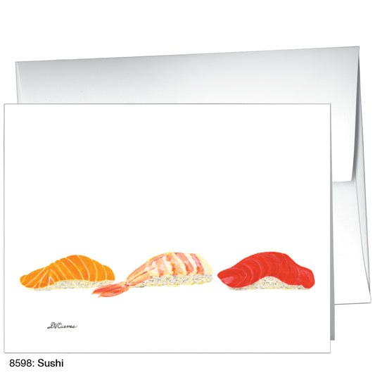 Sushi, Greeting Card (8598)