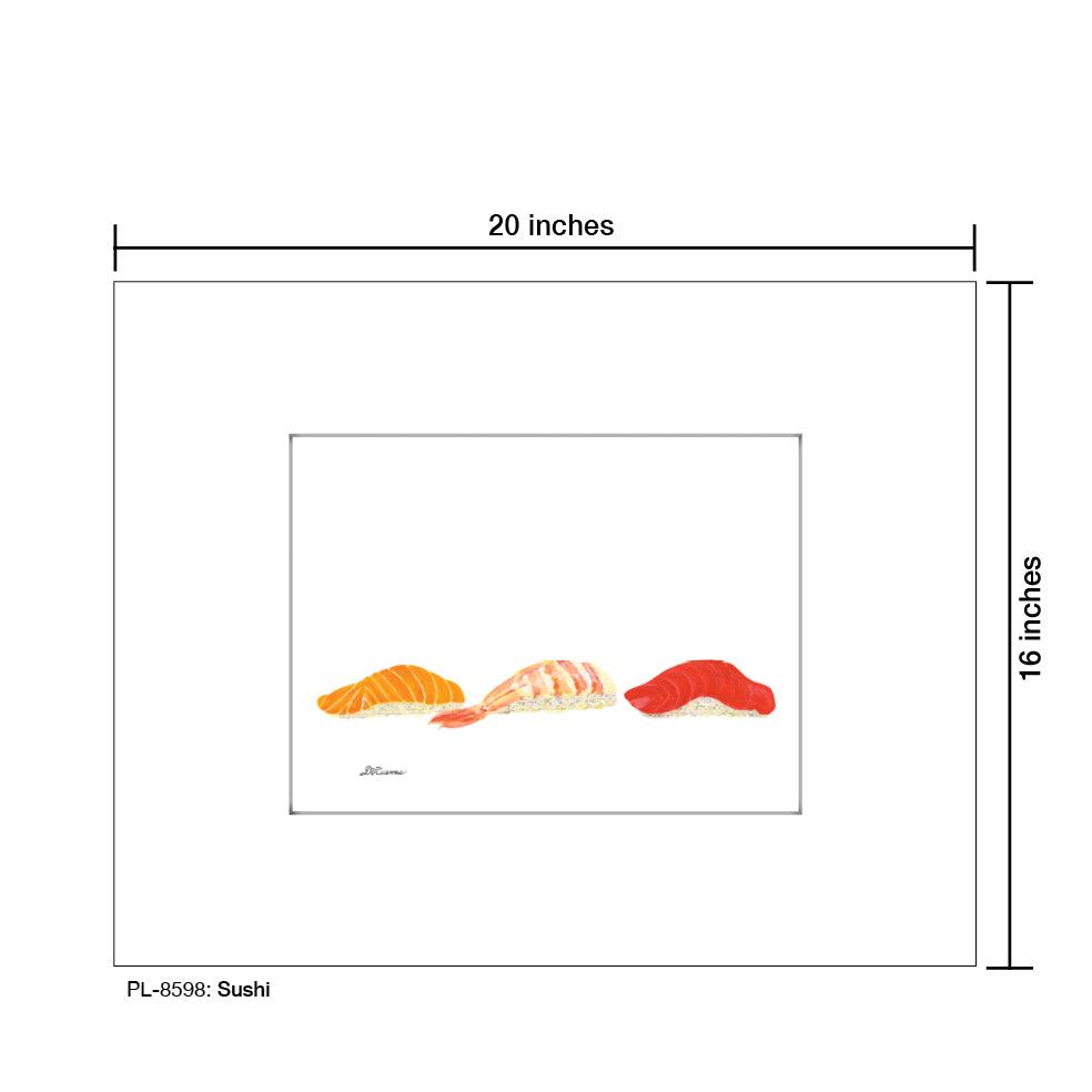 Sushi, Print (#8598)