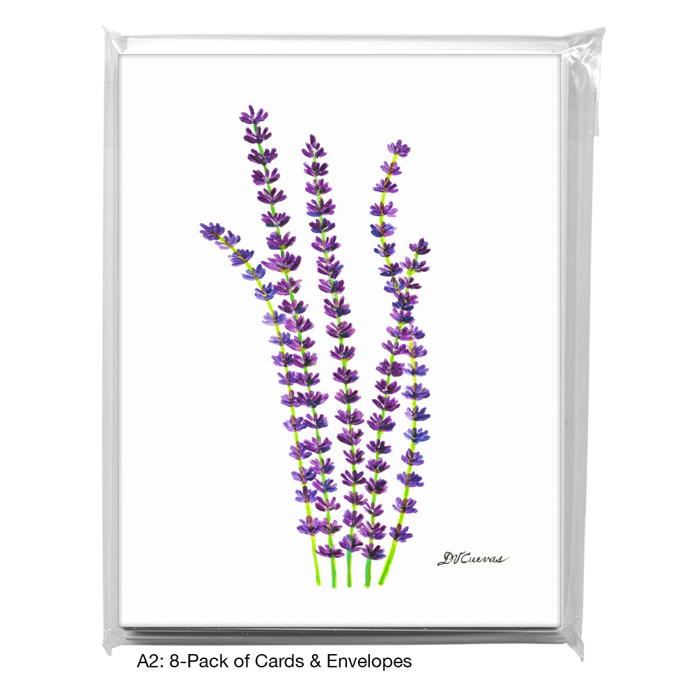 Fresh Lavender, Greeting Card (8602)