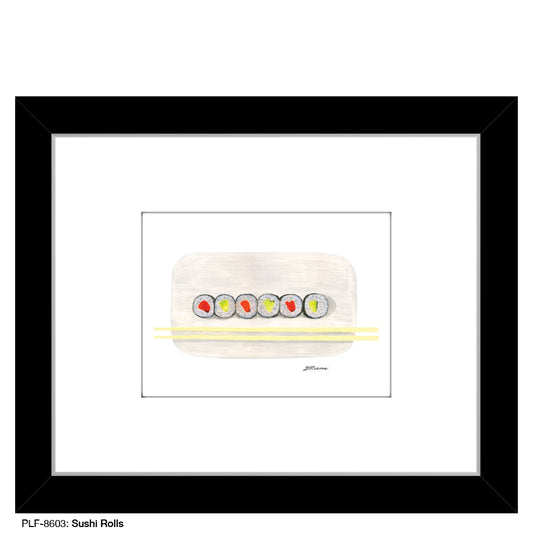 Sushi Rolls, Print (#8603)