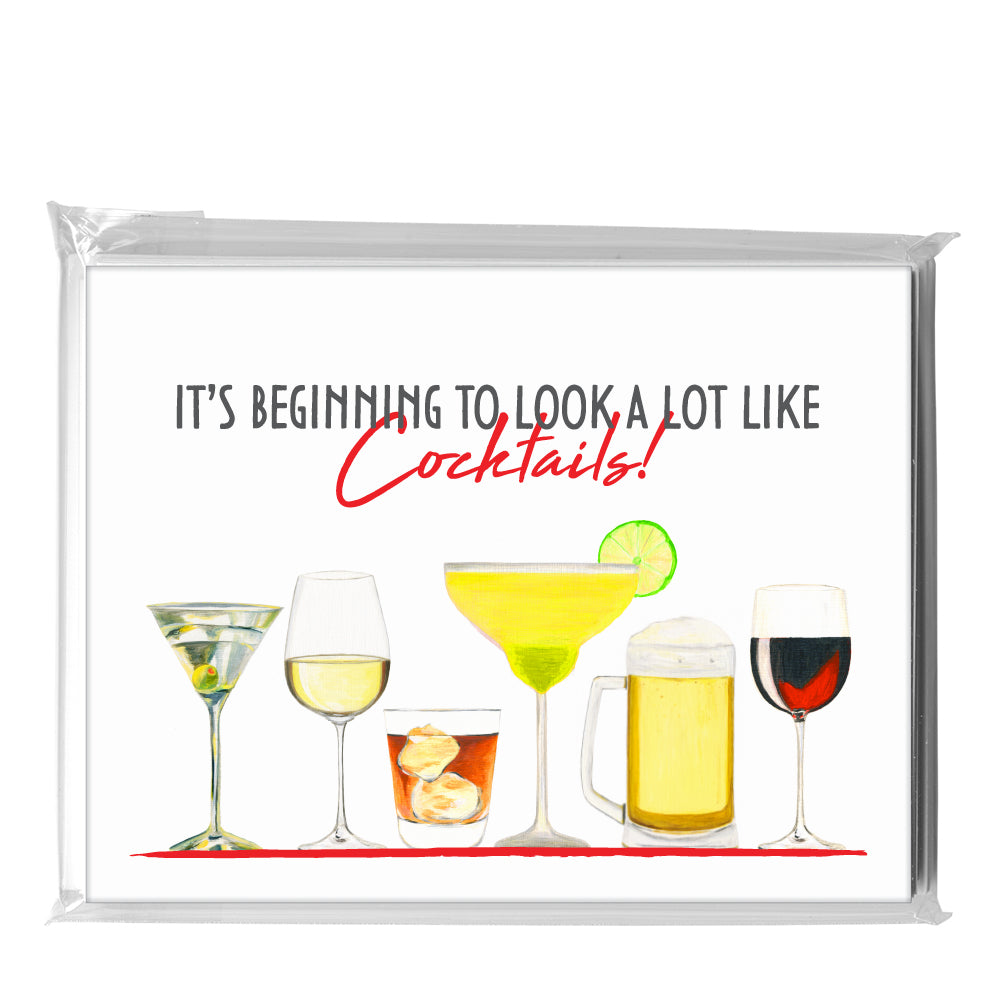 Cocktails, Greeting Card (8605A)