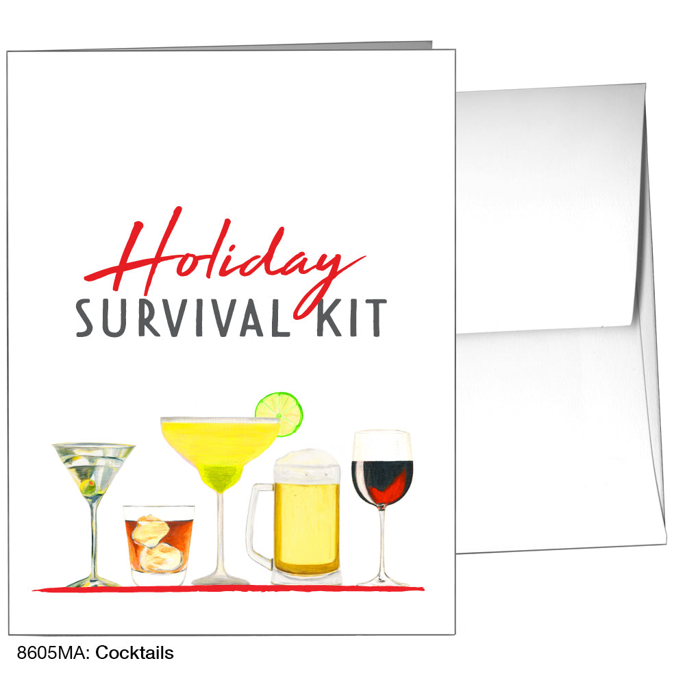 Cocktails, Greeting Card (8605MA)