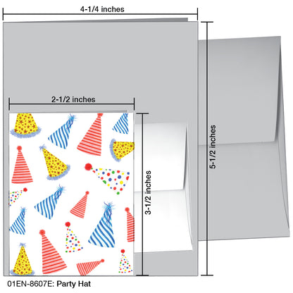 Party Hat, Greeting Card (8607E)