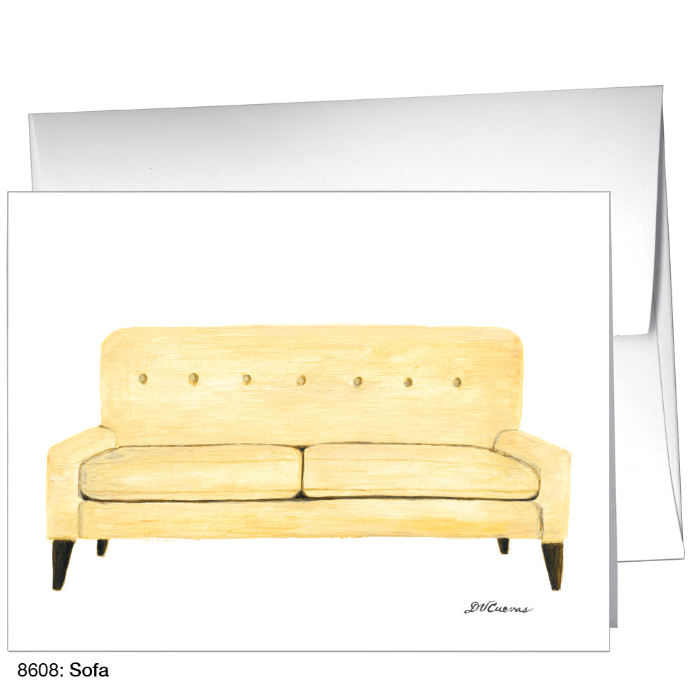 Sofa, Greeting Card (8608)