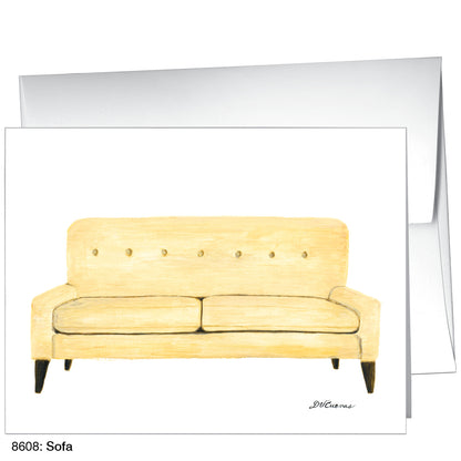 Sofa, Greeting Card (8608)