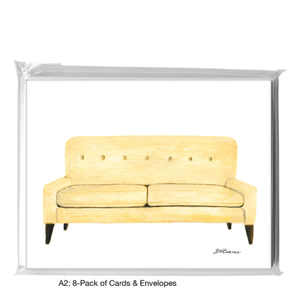 Sofa, Greeting Card (8608)