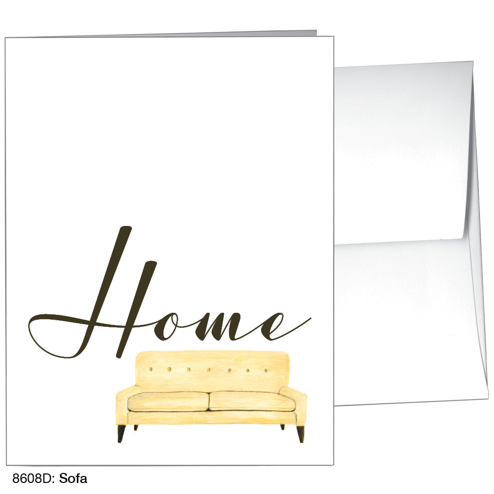 Sofa, Greeting Card (8608D)