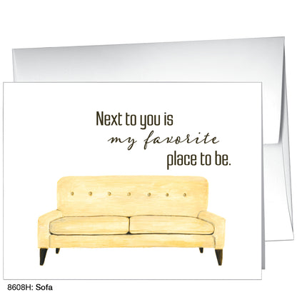 Sofa, Greeting Card (8608H)