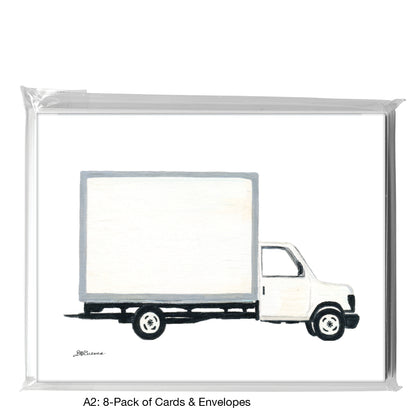 Moving Truck, Greeting Card (8609)