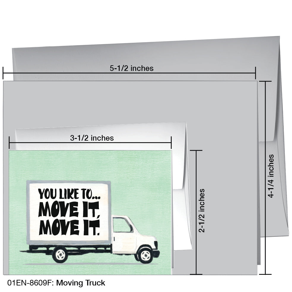 Moving Truck, Greeting Card (8609F)