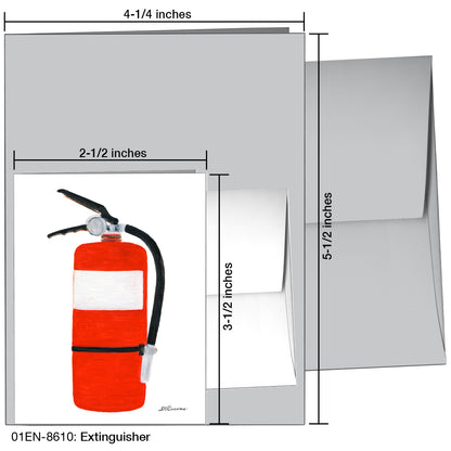 Extinguisher, Greeting Card (8610)