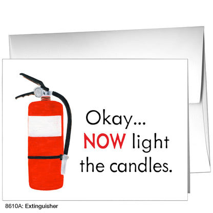 Extinguisher, Greeting Card (8610A)