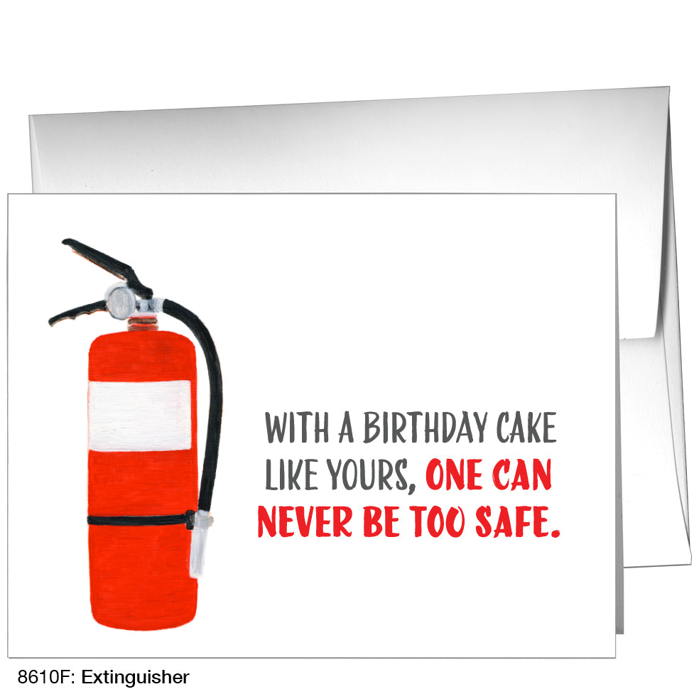 Extinguisher, Greeting Card (8610F)