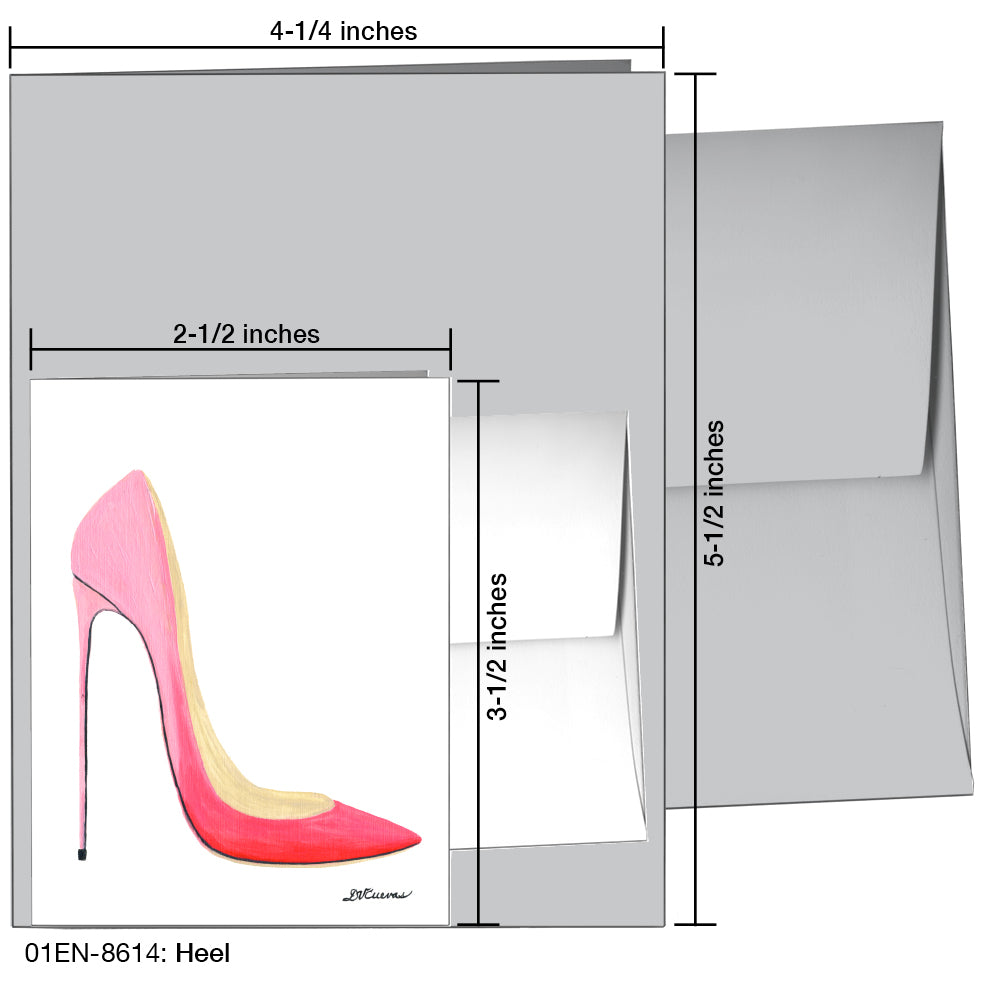 Heel, Greeting Card (8614)