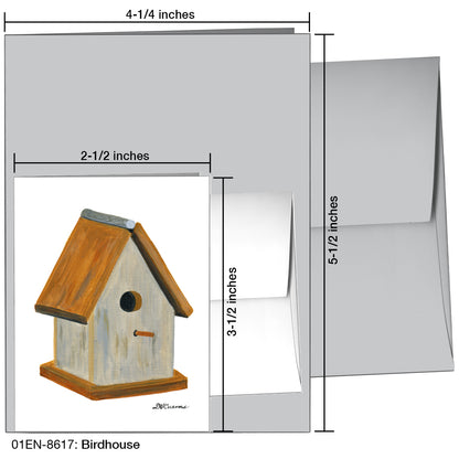 Birdhouse, Greeting Card (8617)