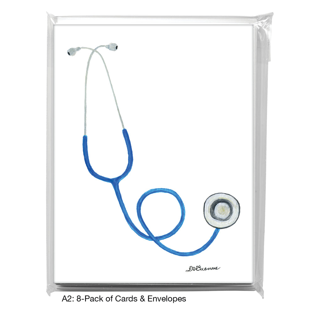 Stethoscope, Greeting Card (8621)