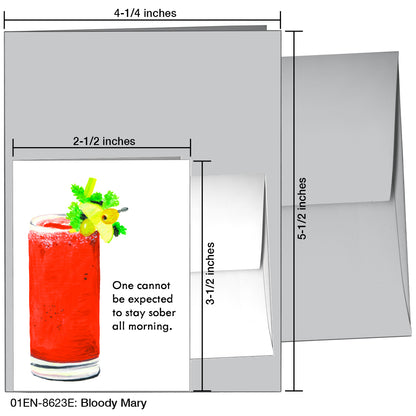 Bloody Mary, Greeting Card (8623E)