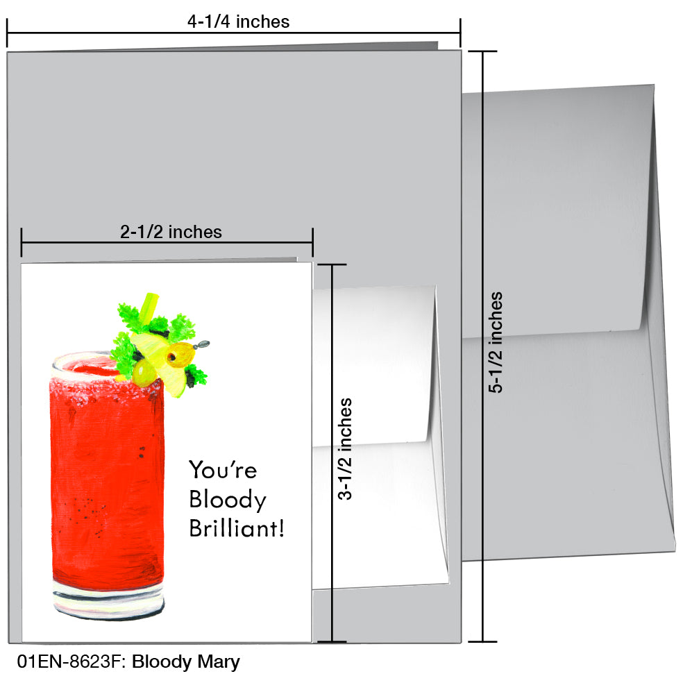 Bloody Mary, Greeting Card (8623F)