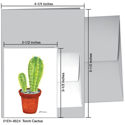 Torch Cactus, Greeting Card (8624)