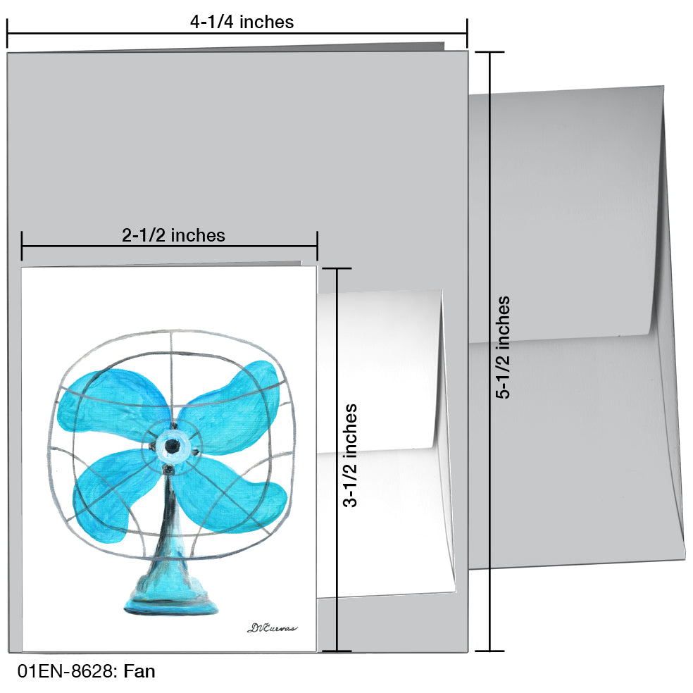 Fan, Greeting Card (8628)