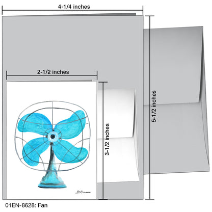 Fan, Greeting Card (8628)