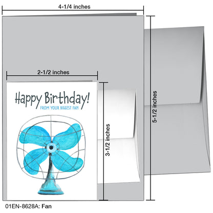 Fan, Greeting Card (8628A)