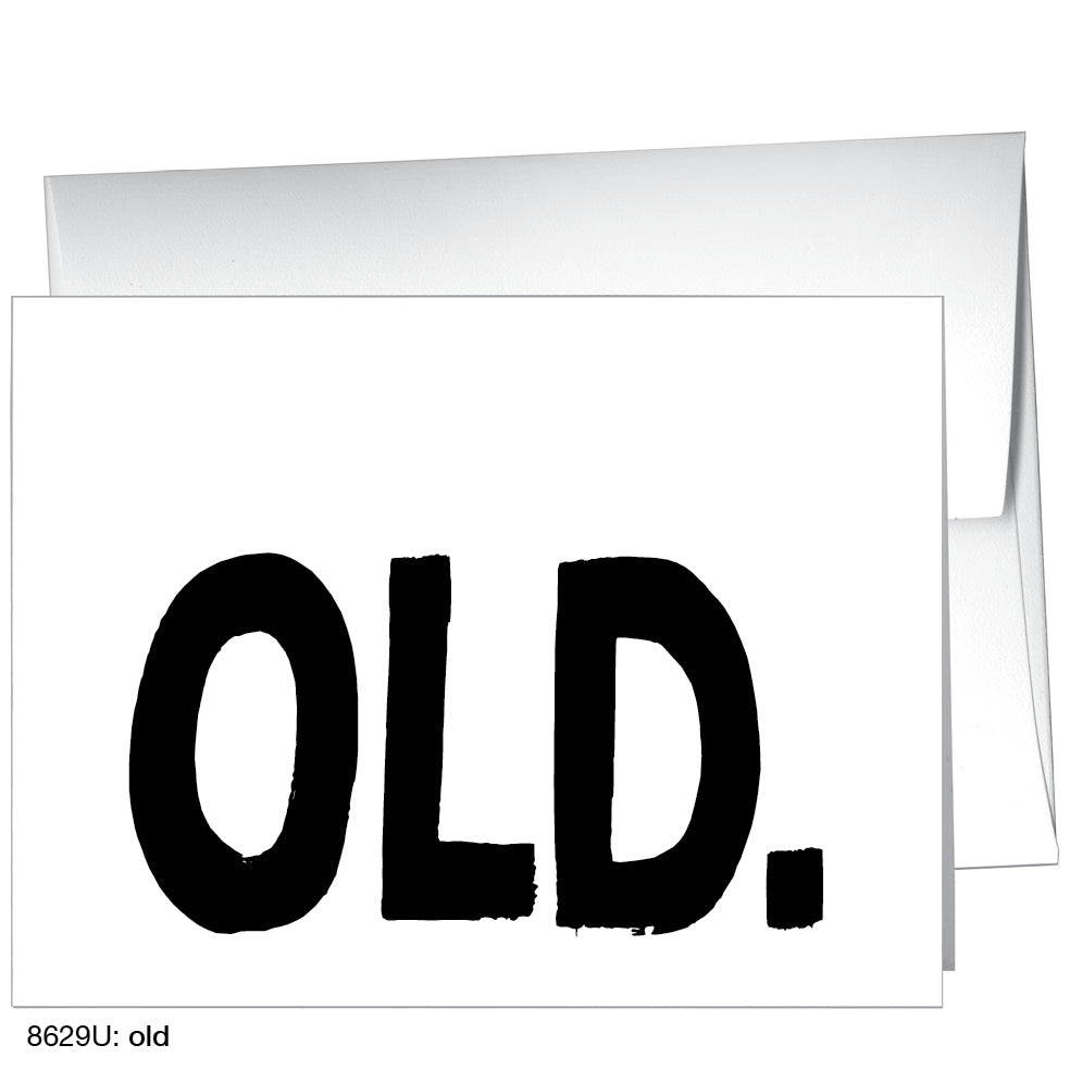 Old, Greeting Card (8629U)