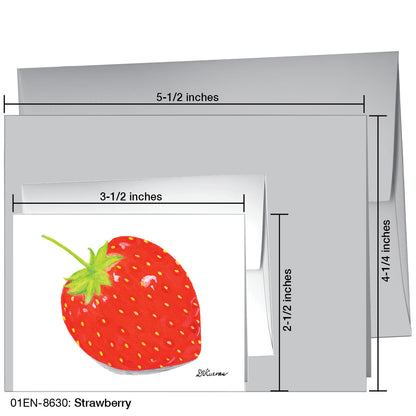 Strawberry, Greeting Card (8630)