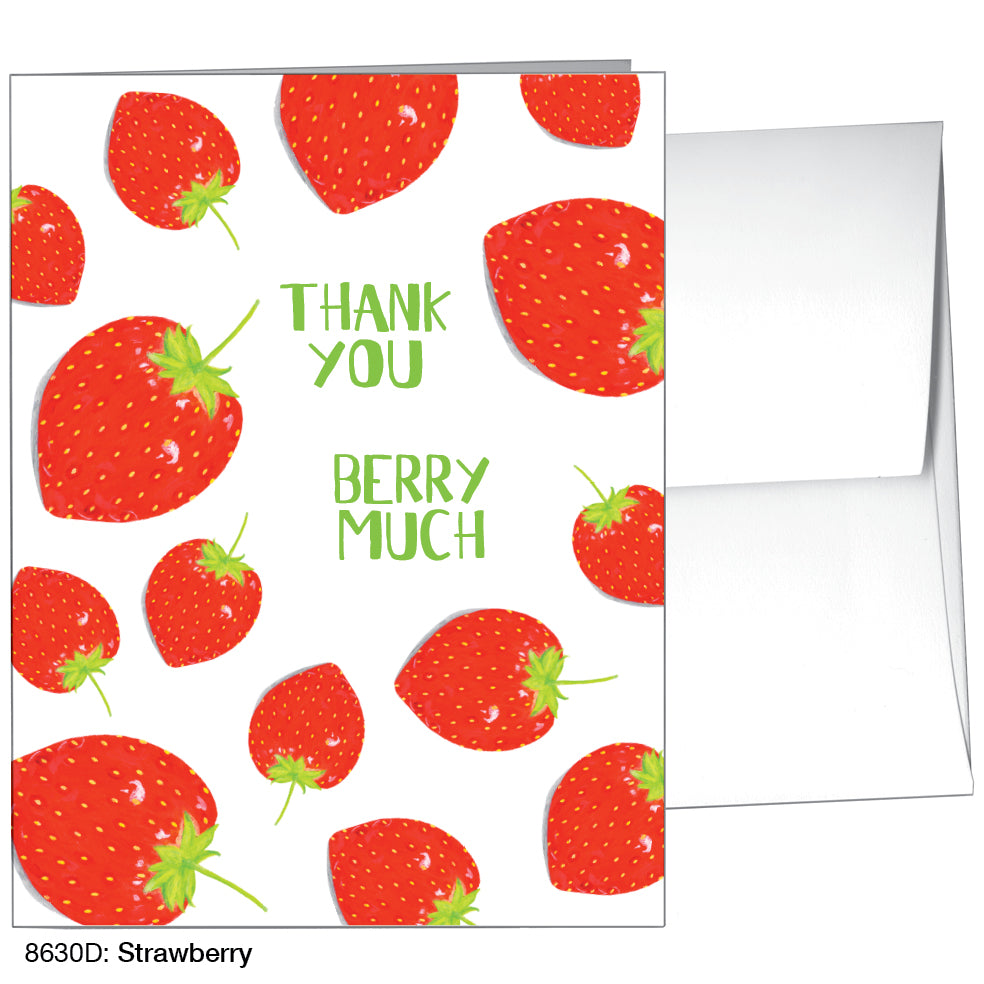 Strawberry, Greeting Card (8630D)