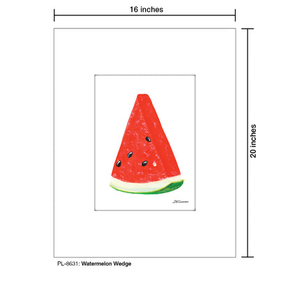 Watermelon Wedge, Print (#8631)