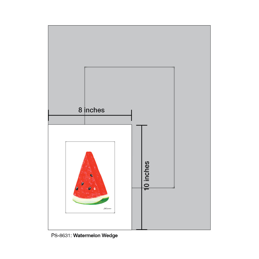 Watermelon Wedge, Print (#8631)