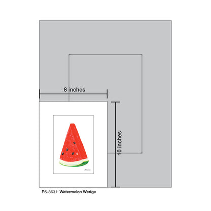 Watermelon Wedge, Print (#8631)