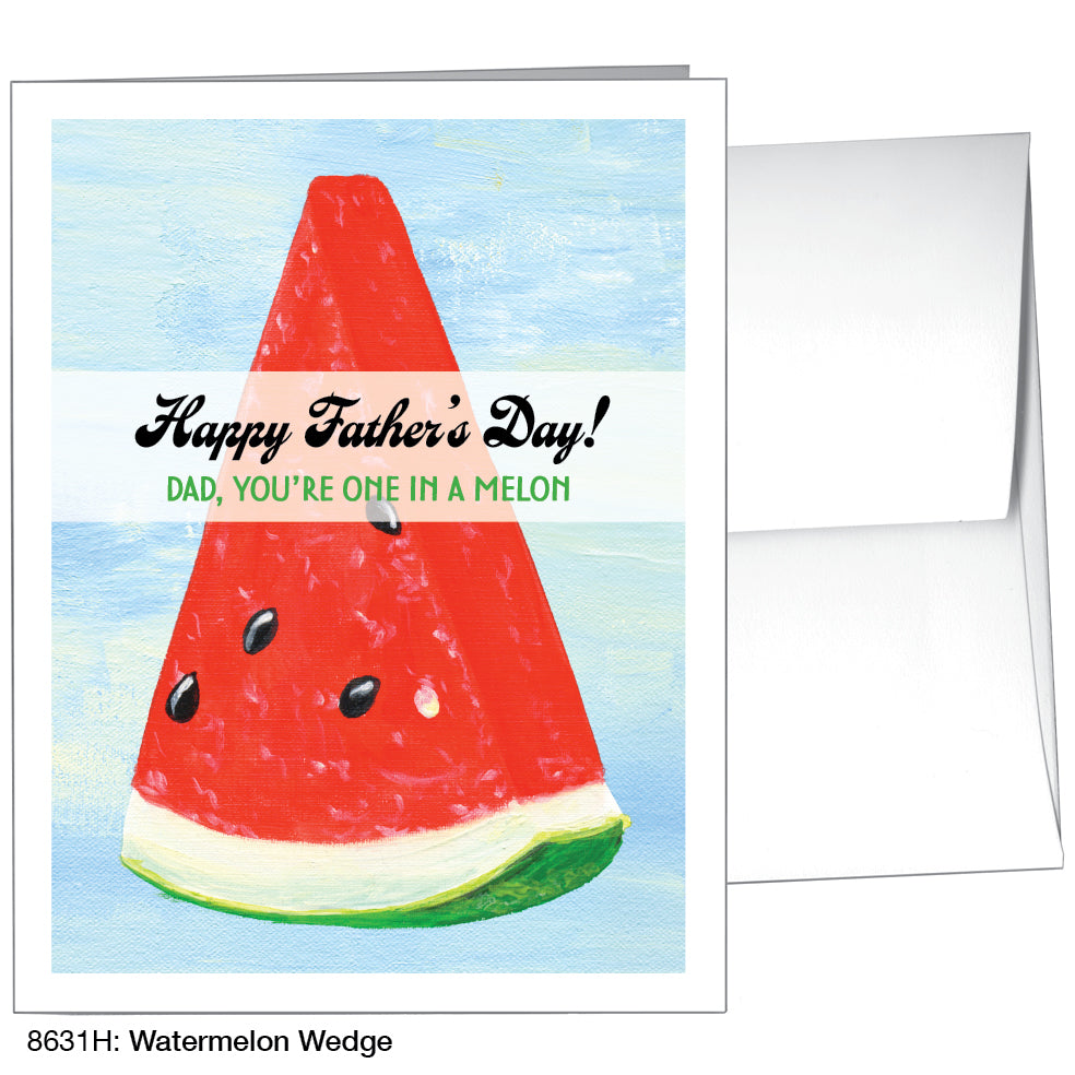 Watermelon Wedge, Greeting Card (8631H)