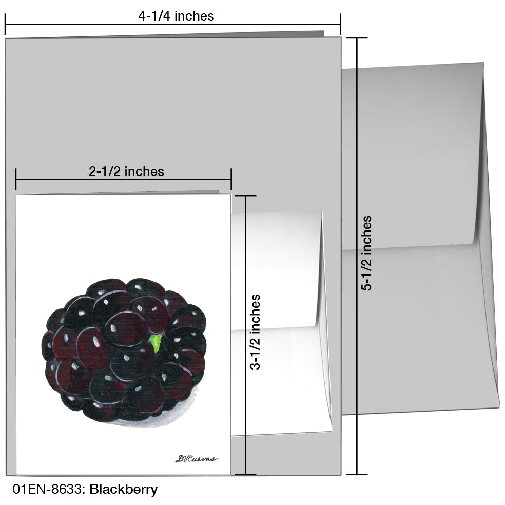 Blackberry, Greeting Card (8633)