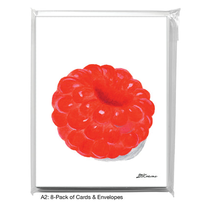 Raspberry, Greeting Card (8634)