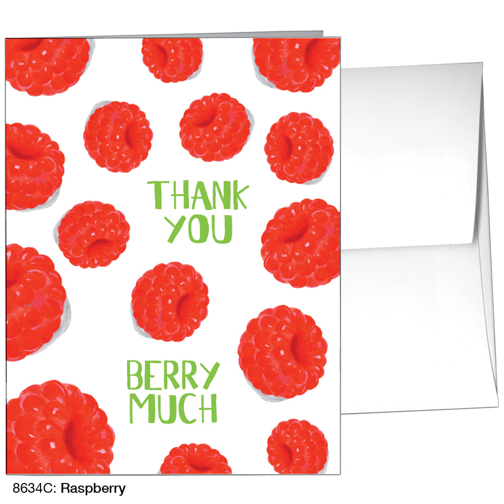 Raspberry, Greeting Card (8634C)