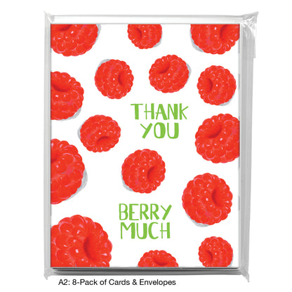 Raspberry, Greeting Card (8634C)