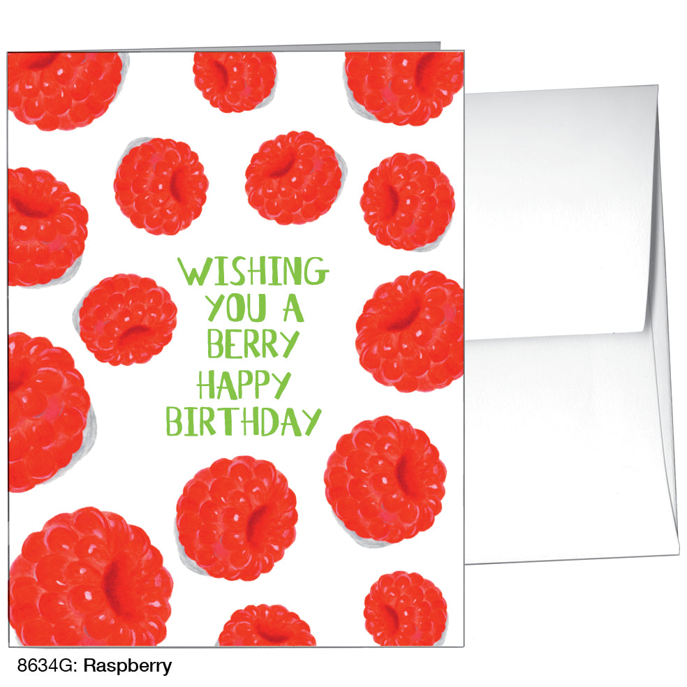 Raspberry, Greeting Card (8634G)