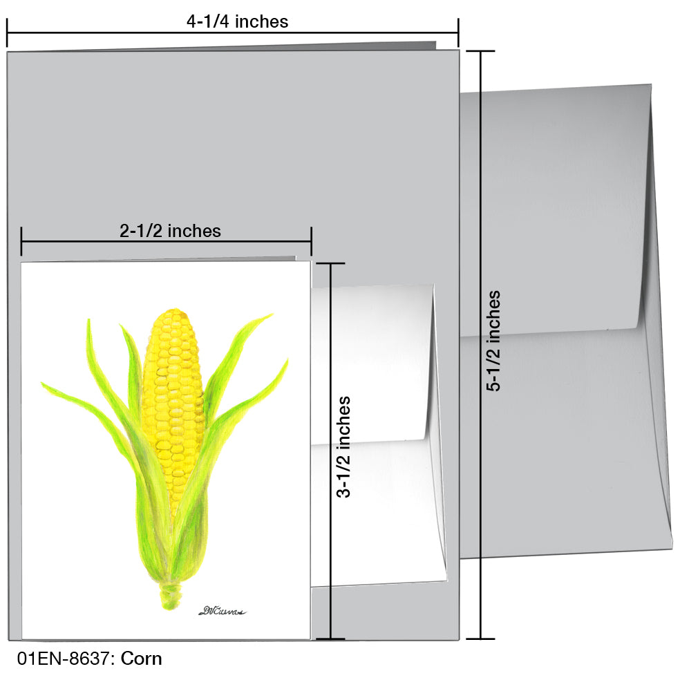 Corn, Greeting Card (8637)