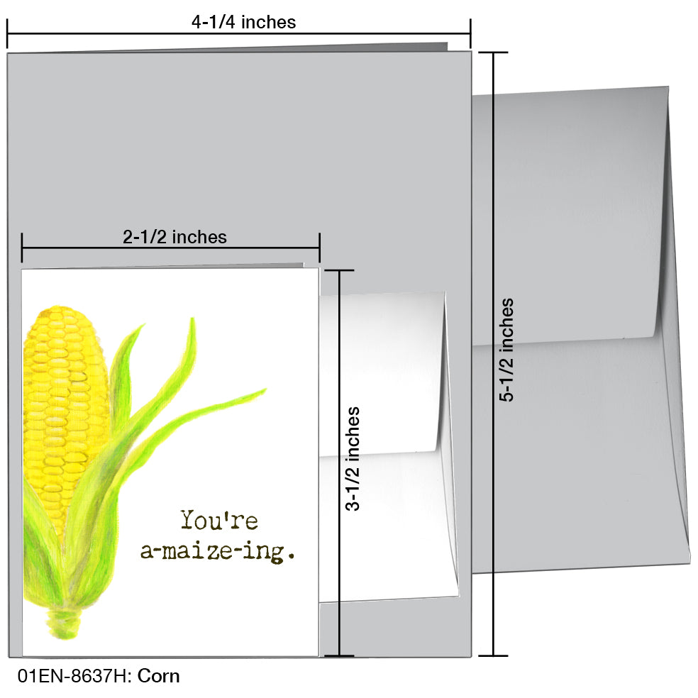 Corn, Greeting Card (8637H)