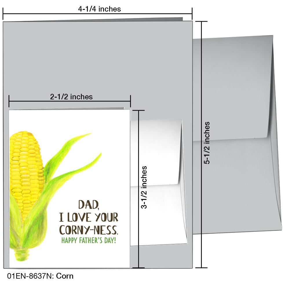 Corn, Greeting Card (8637N)