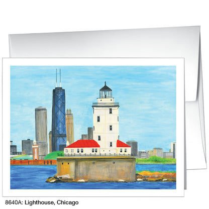 Lighthouse, Chicago, Greeting Card (8640A)