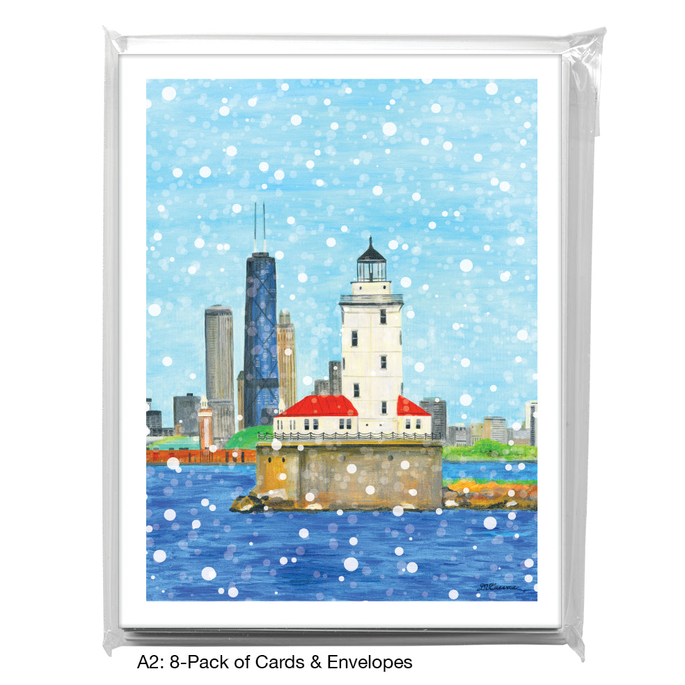 Lighthouse, Chicago, Greeting Card (8640C)