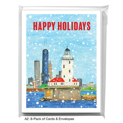 Lighthouse, Chicago, Greeting Card (8640E)