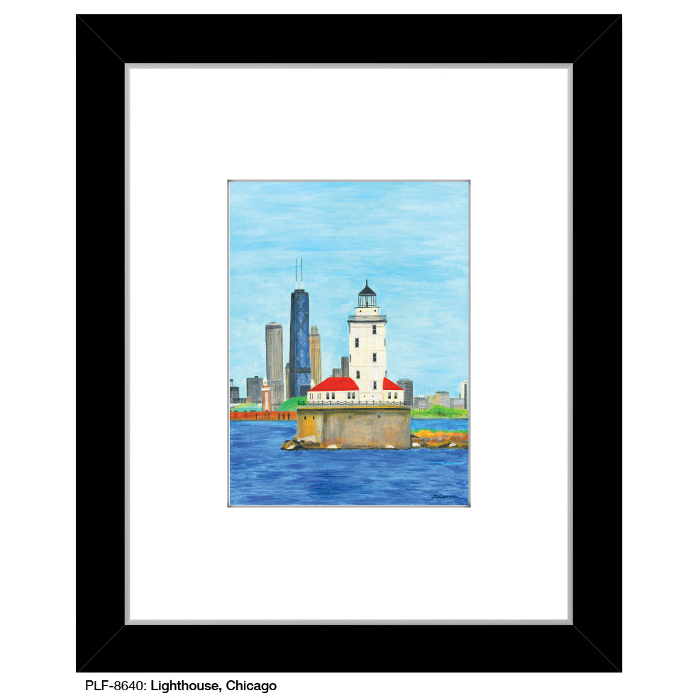 Lighthouse, Chicago, Print (#8640)