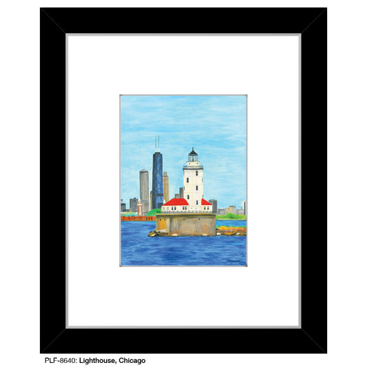 Lighthouse, Chicago, Print (#8640)