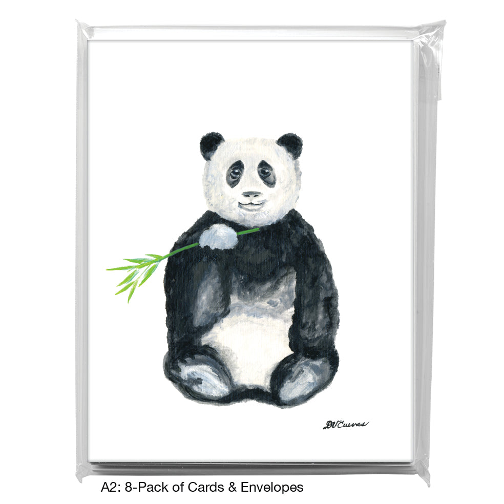 Panda Bear, Greeting Card (8642)