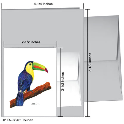 Toucan, Greeting Card (8643)