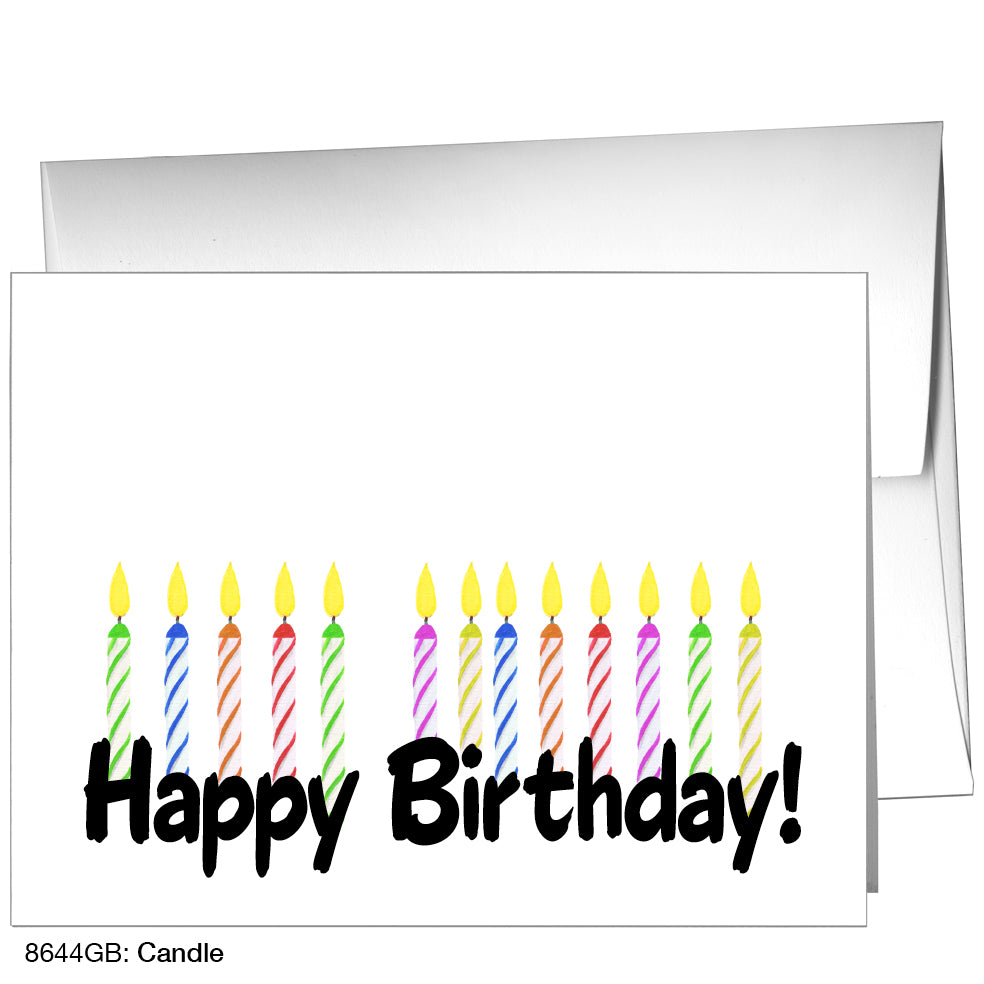 Candle, Greeting Card (8644GB)